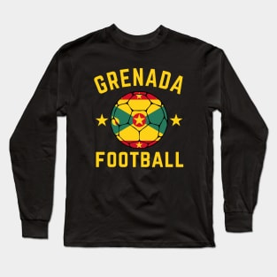 Grenada Football Ball Long Sleeve T-Shirt